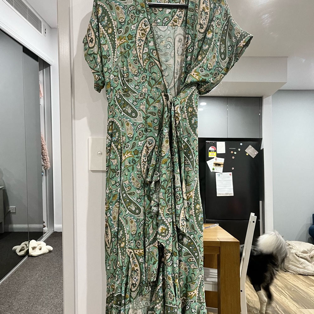 Boho midi wrap dress - Picture 4 of 4